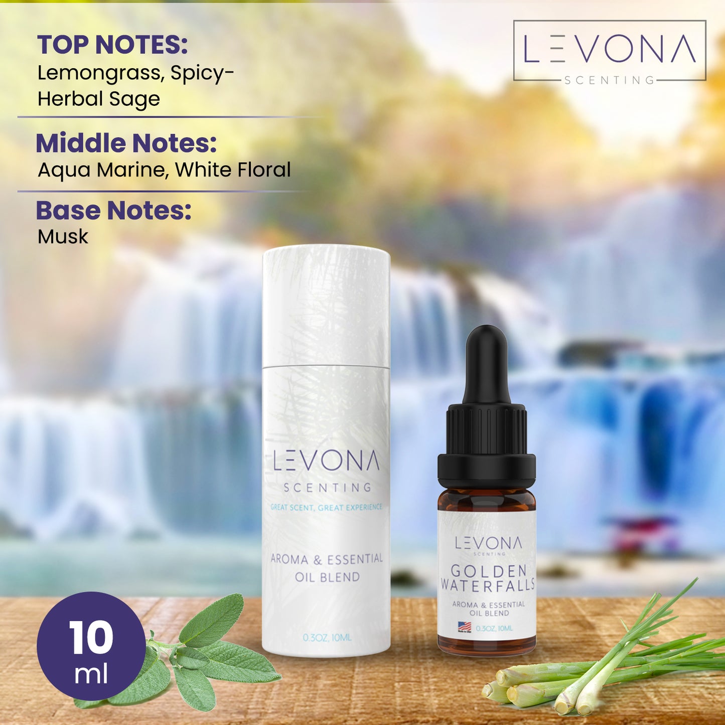 Essential Oil Golden Waterfalls