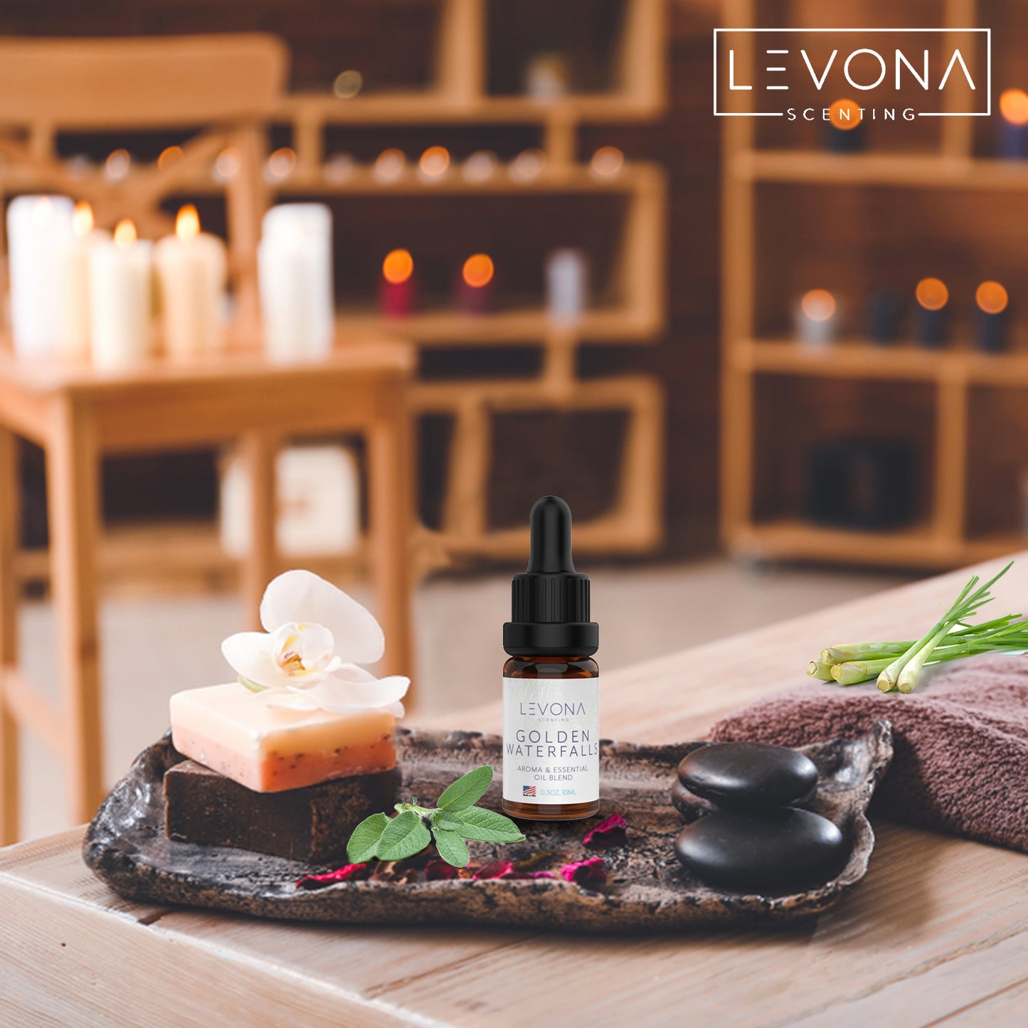 Essential Oil Golden Waterfalls