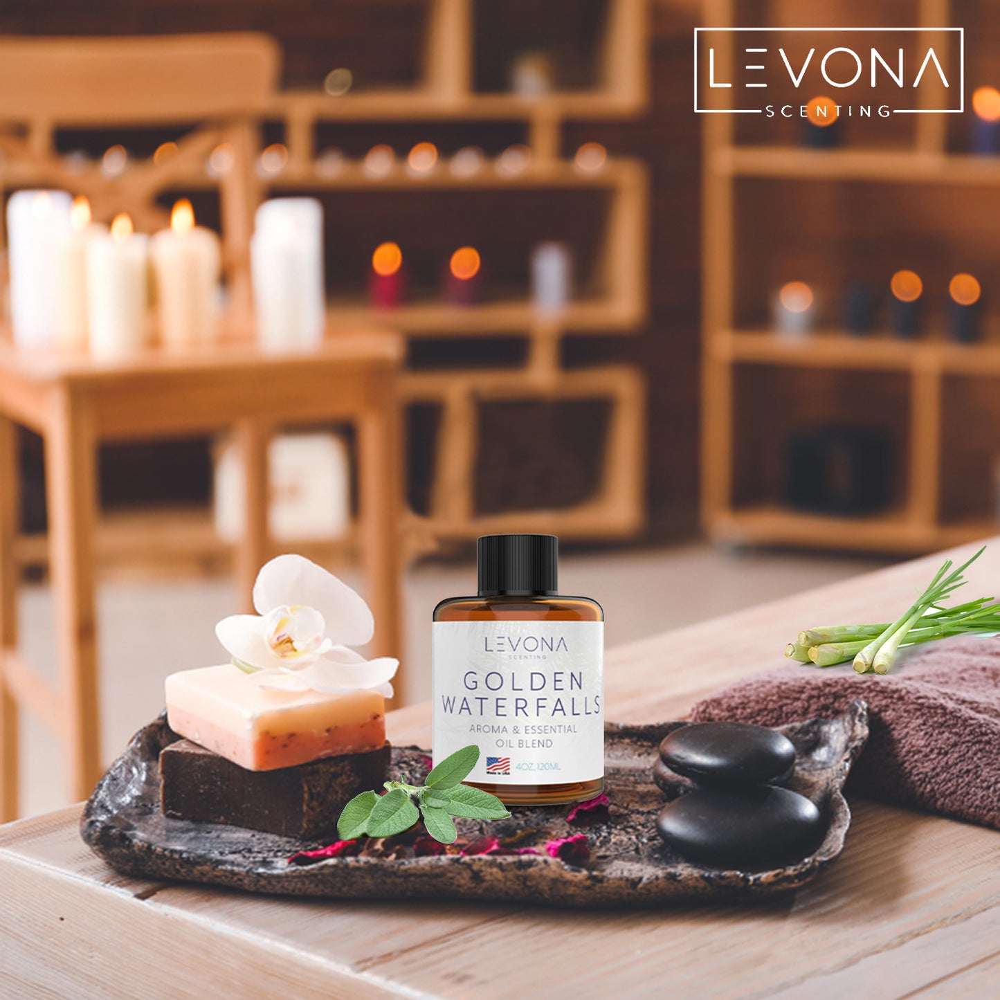 Essential Oil Golden Waterfalls