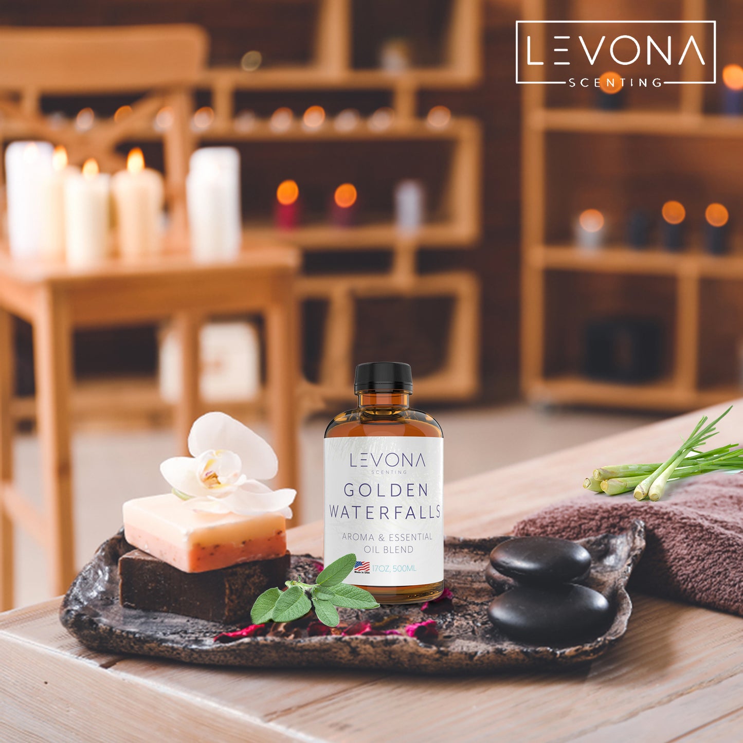 Essential Oil Golden Waterfalls