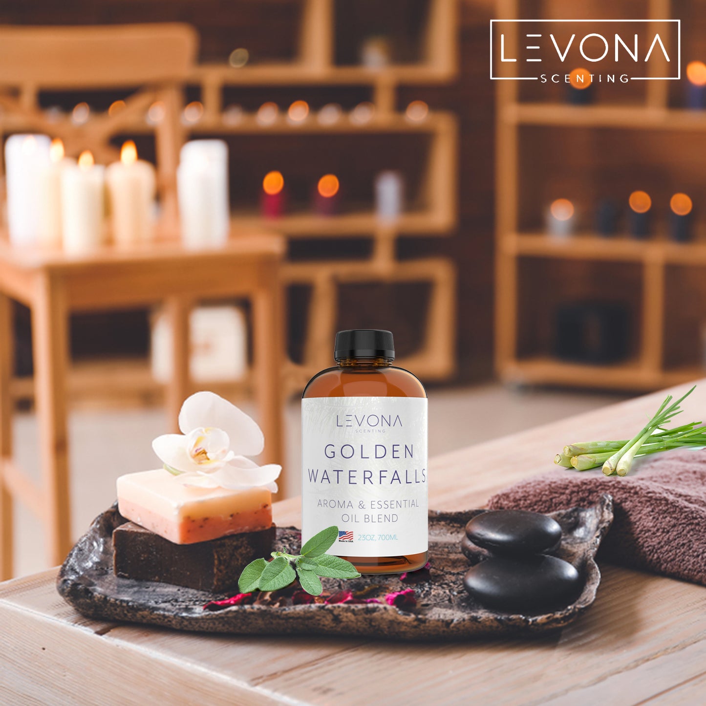Essential Oil Golden Waterfalls