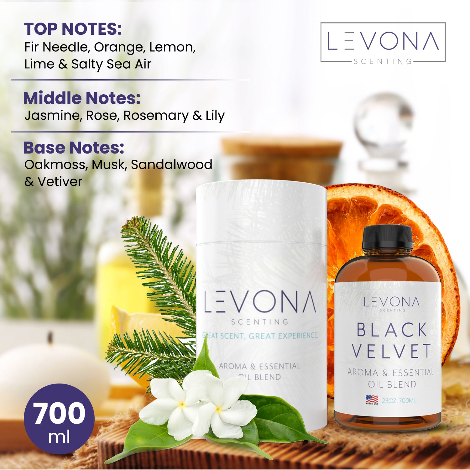 Levona Scent Black Velvet Essential Oil 700 ml