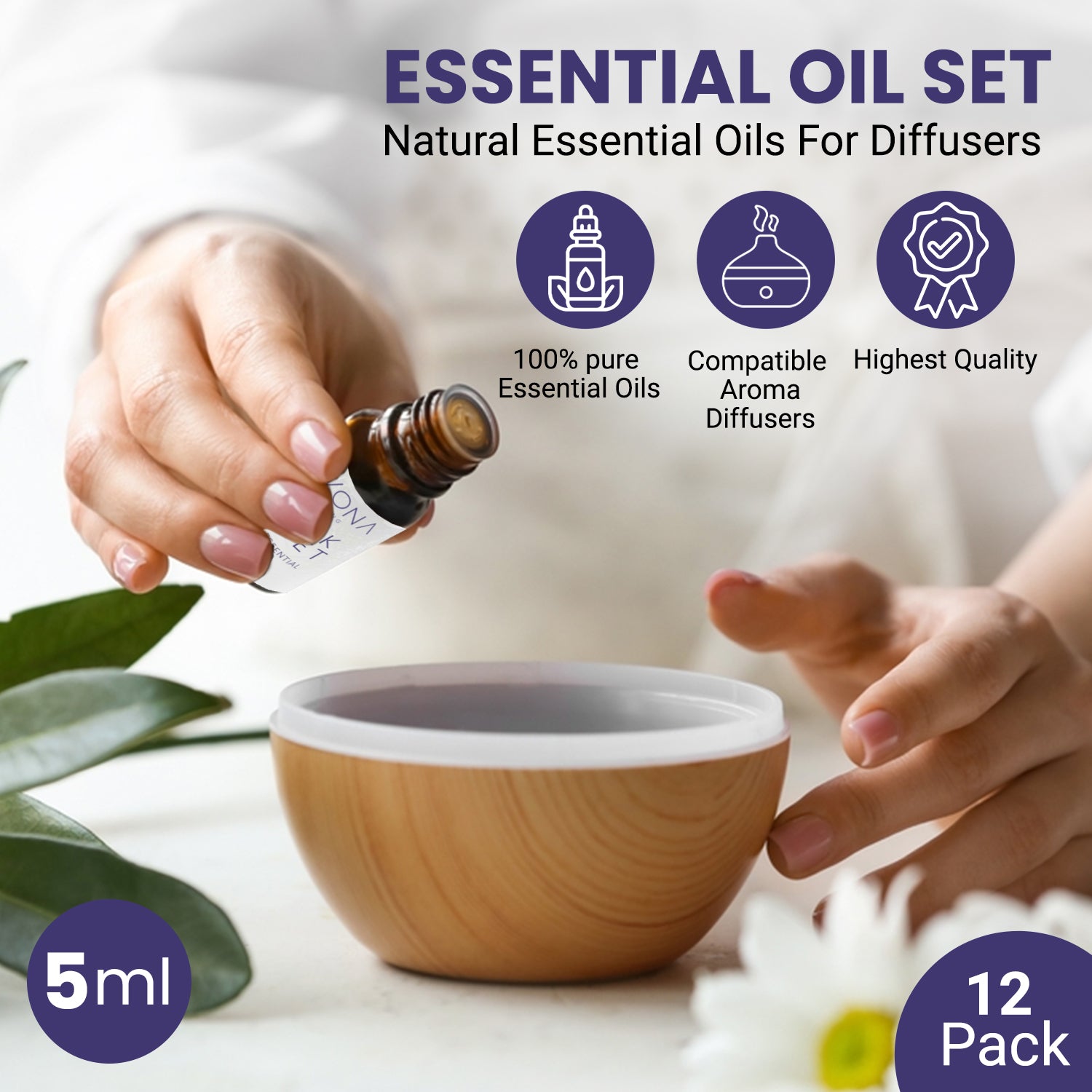  Levona Scent Pure Essential Oils for Diffusers for Home, Hotel  & Office - Golden Waterfalls Aromatherapy Oils for Diffuser Oil and  Humidifiers - Home Luxury Scents - Scented Fragrance Oil Blends 