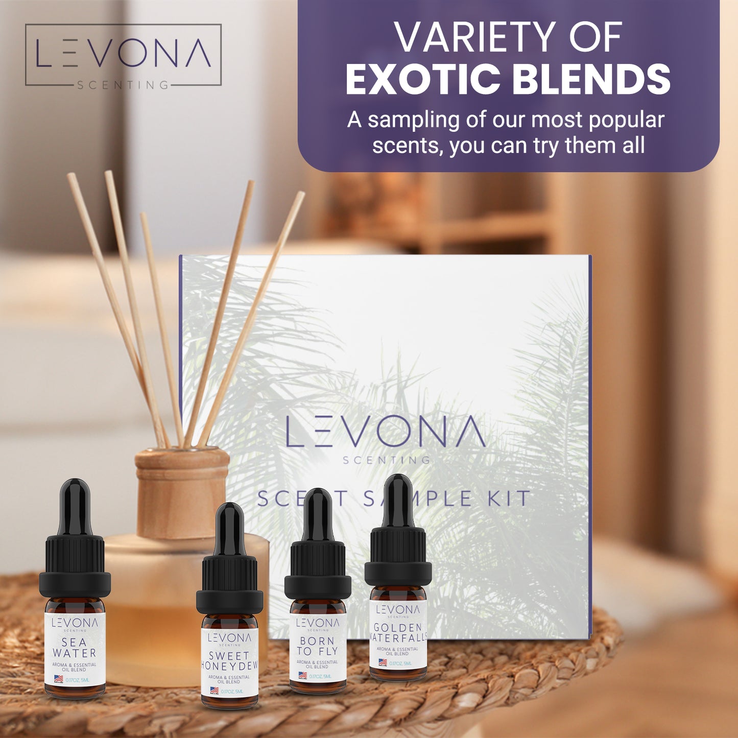 Levona Scent Essential Oil Sample Pack