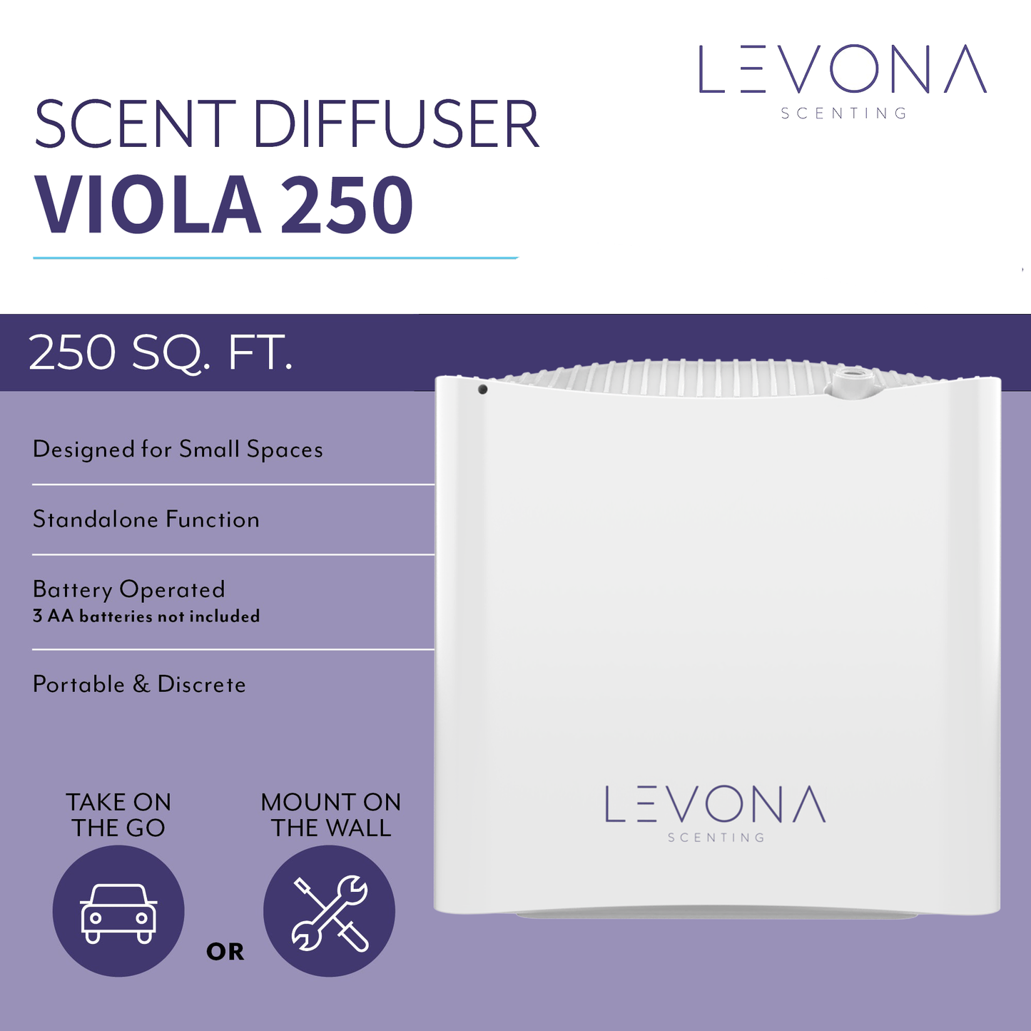 Viola 250 Essential Oil Diffuser